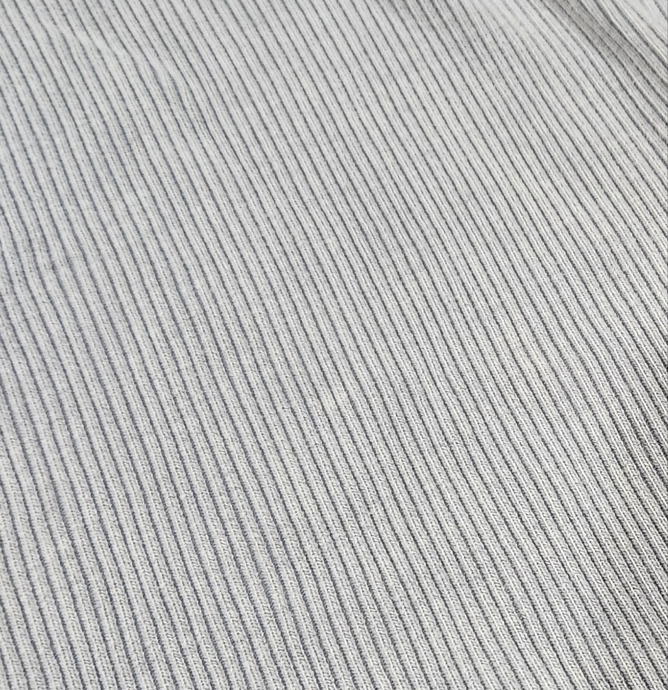 Agolde Men's Basic Gray Ribbed Tank Top - Picture 4 of 6
